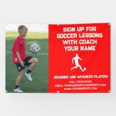 Aangepast Voetbal Football Coaching Klasse Lessen Spandoek (Horizontaal)