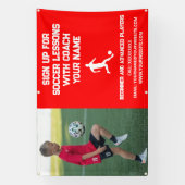 Aangepast Voetbal Football Coaching Klasse Lessen Spandoek (Verticaal)
