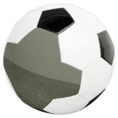 Aangepast Voetbal — Horizontale Split Moss Groen (Drie kwart)