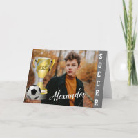 Aangepast Voetbal Kampioen Fotocadeau voor Jongens