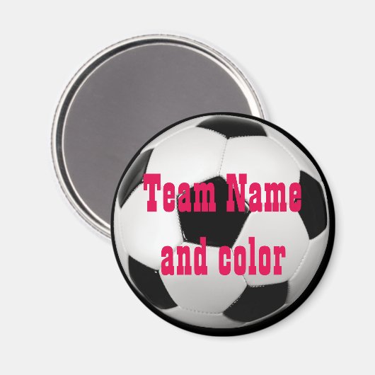 Aangepast Voetbal Magnet (Voorkant / Achterkant)