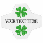 Aangepast voetbal met groene boksklaver (Enkel)