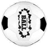 Aangepast voetbal met ontwerp van een opening in d (Gedraaid)