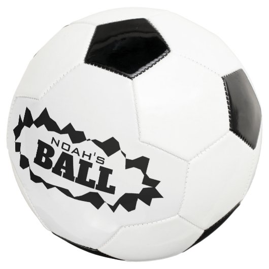 Aangepast voetbal met ontwerp van een opening in d (Drie kwart)