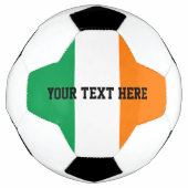 Aangepast voetbal met vlag van Ierland (Voorkant)