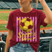 Aangepast Voetbal Moeder Speler Nummer T-shirt