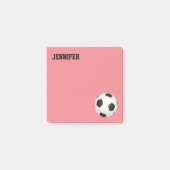 Aangepast voetbal na notitie om je aan te passen post-it® notes (Voorkant)