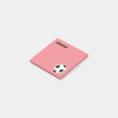 Aangepast voetbal na notitie om je aan te passen post-it® notes (Schuin)