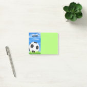 aangepast voetbal na notitie voor personaliseren post-it® notes (Kantoor)