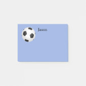 aangepast voetbal na notitie voor personaliseren post-it® notes (Voorkant)