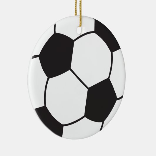 Aangepast voetbal ornament voor Team Gift (Rechts)