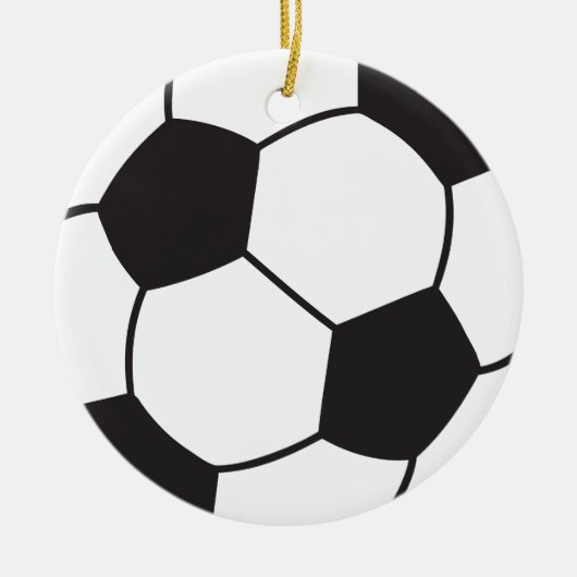 Aangepast voetbal ornament voor Team Gift (Voorkant)