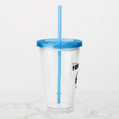 Aangepast voetbal voor acryltumblusglas op een dag acryl drinkbeker (Rechts)