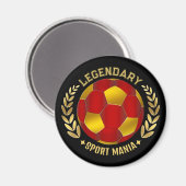 aangepast voetbalcadeau magneet (Voorkant / Achterkant)