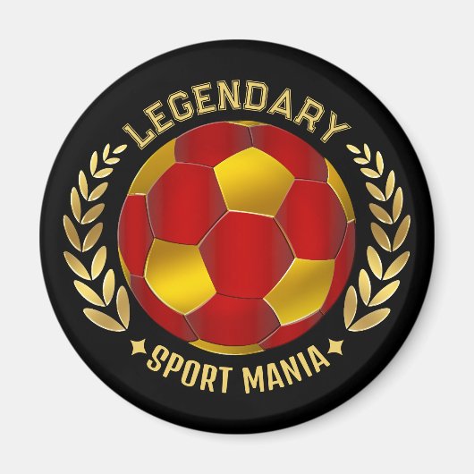 aangepast voetbalcadeau magneet (Voorkant)