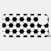Aangepast voetbalpatroon Zwart Wit Case-Mate iPhone Case (Achterkant (horizontaal))