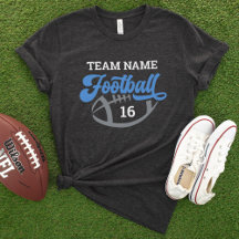 Aangepast Voetbalteam Schrift Blauw Zwart Moeder
