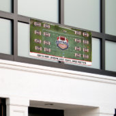 Aangepast Voetbalteam Spandoek (Buitenkant Gebouw)
