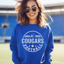 Aangepast voetbalteamlogo Blauw knus voor mama
