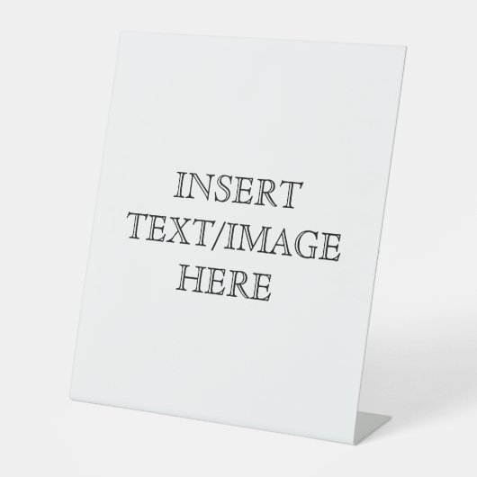 Aangepast voetstuk reclamebord met voetstuk (Voorkant)