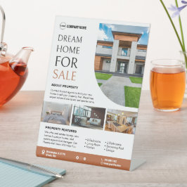 Aangepast voetstuk voor onroerend goed reclamebord met voetstuk