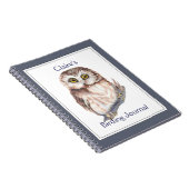 Aangepast, vogeldagboek Waterverf Notitieboek (Rechterzijde)