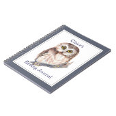 Aangepast, vogeldagboek Waterverf Notitieboek (Linkerzijde)