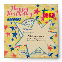 Aangepast vogeldagretrovinylrecord (45 rpm) E