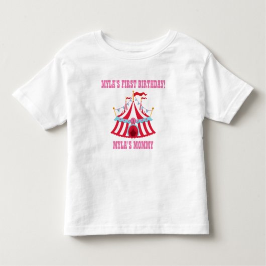 Aangepast vogelfeest T-Shirt voor meisjes (Voorkant)