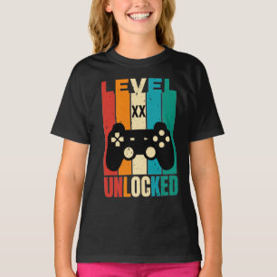 Aangepast vogelniveau XX ontgrendeld T-shirt