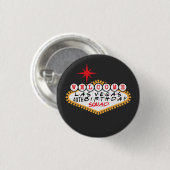Aangepast vogelplein Las Vegas Ronde Button 3,2 Cm (Voorkant /achterkant)