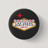 Aangepast vogelplein Las Vegas Ronde Button 3,2 Cm (Voorkant)
