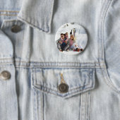 Aangepast volledig foto-afbeeldingsuploadontwerp ronde button 5,7 cm (In situ)