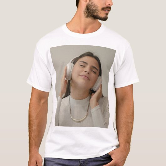Aangepast, volledig fotomodern t-shirt (Voorkant)