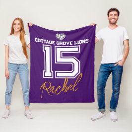Aangepast Volleybal Senior Aandenken Geschenk Fleece Deken