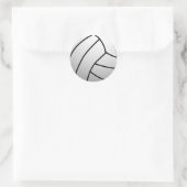Aangepast VolleyBall-sportproduct Ronde Sticker (Tas)