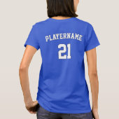 Aangepast Volleyball Team Name Player Name en Numb T-shirt (Achterkant)