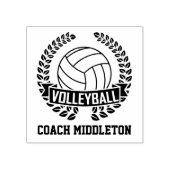 Aangepast volleybalsymbool rubberstempel (Afrduk)