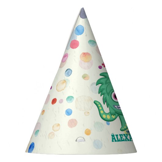 Aangepast voor 1ste verjaardag van de Monster van  Feesthoedjes (Links)