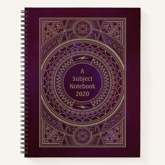 Aangepast voor  Art Deco Notitieboek (Voorkant)