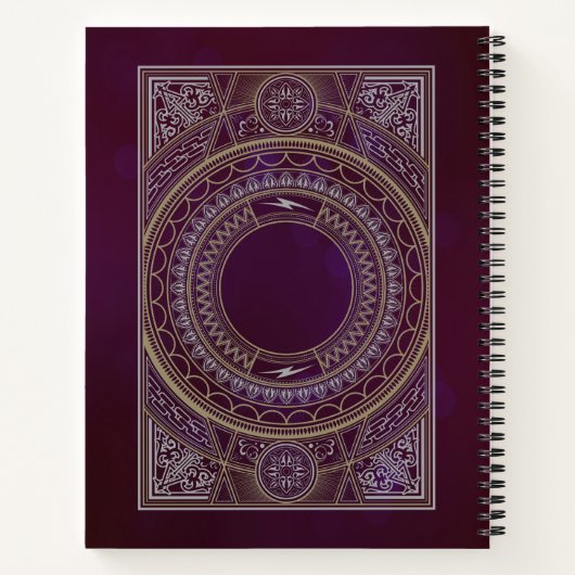 Aangepast voor  Art Deco Notitieboek (Achterkant)