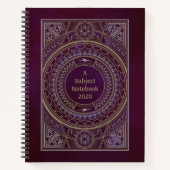 Aangepast voor  Art Deco Notitieboek (Voorkant)