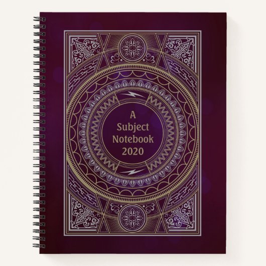 Aangepast voor  Art Deco Notitieboek (Voorkant)