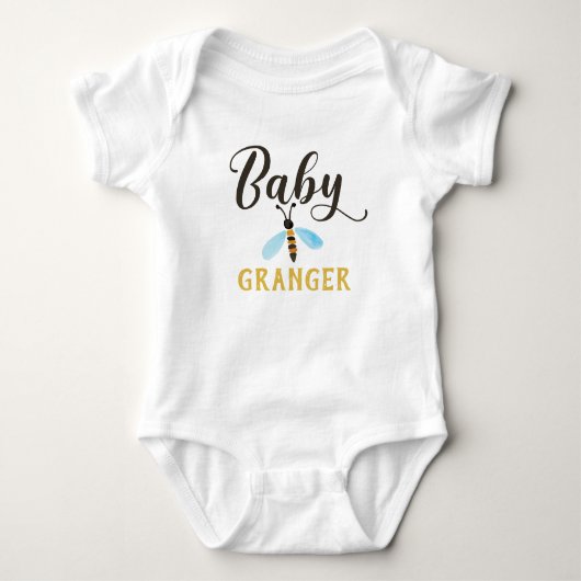 Aangepast voor baby bijen romper (Voorkant)