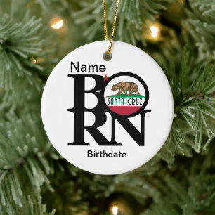 Aangepast voor BORN Santa Cruz Keramisch Ornament