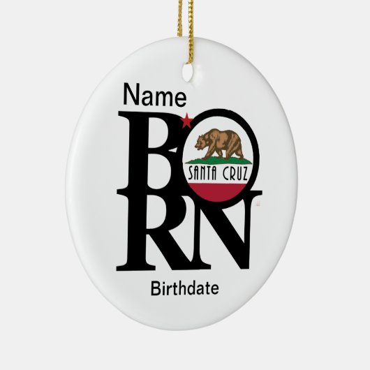 Aangepast voor BORN Santa Cruz Keramisch Ornament (Rechts)