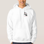 Aangepast voor Bowling ball en spelden Hoodie (Voorkant)