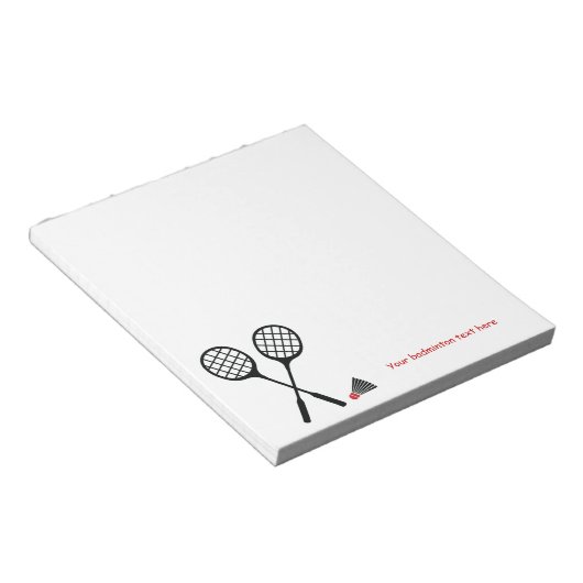 Aangepast voor Bowling ball en spelden Notitieblok (Schuin)