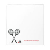 Aangepast voor Bowling ball en spelden Notitieblok (Voorkant)