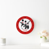 Aangepast voor Bowling ball en spelden Ronde Klok (Huis)